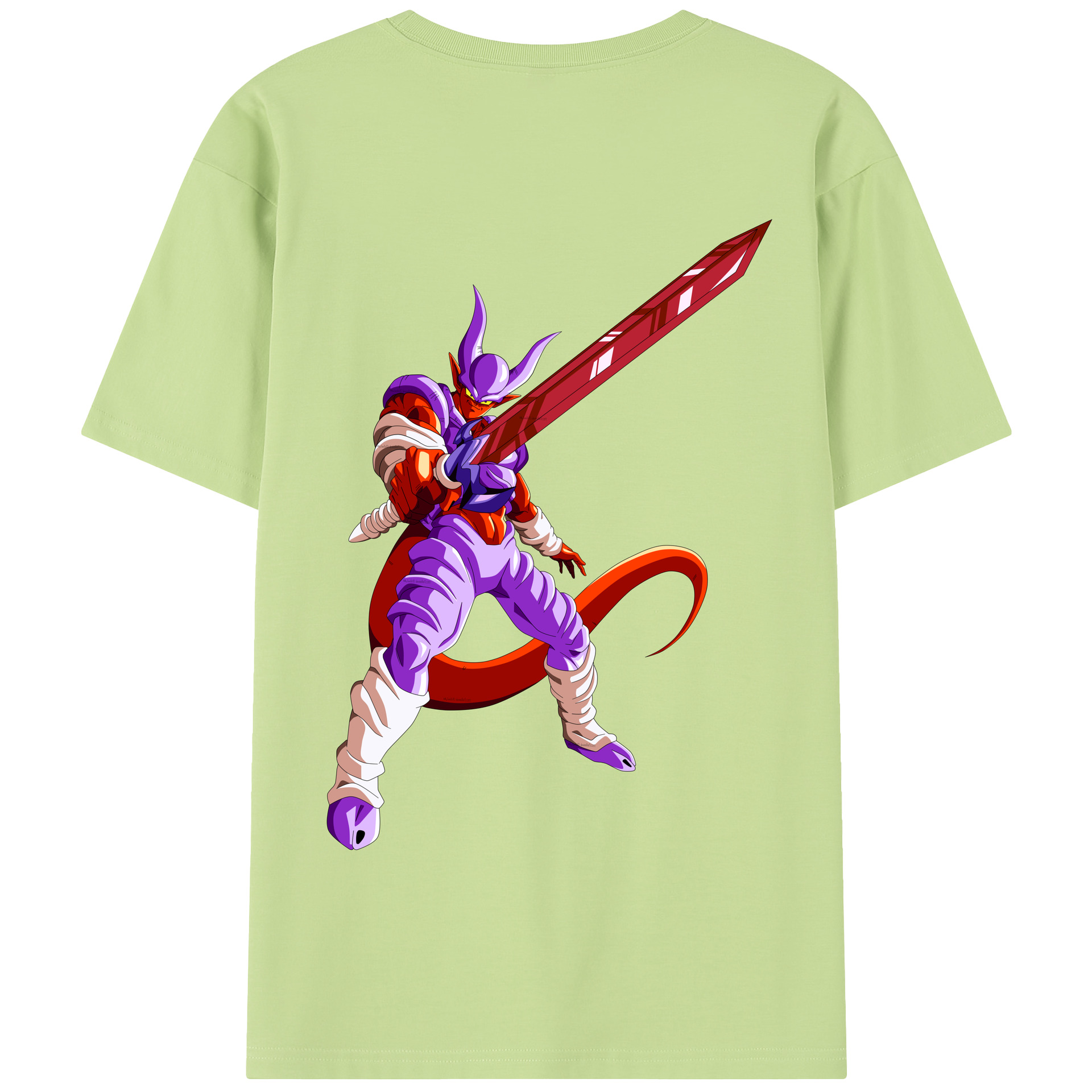 （画像用） ドラゴンボール ジャネンバ DRAGON BALL Janemba 綿100％半袖Tシャツ（背面プリント）